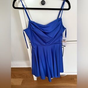 City Studio Blue Mini Dress